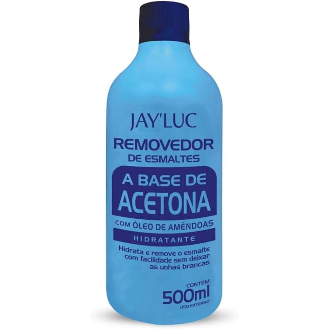 REMOVEDOR DE  ESMALTE AZUL 500ML JAY LUC